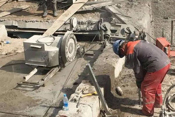 绳锯切割如何应用在钢筋混凝土拆除工程技术上