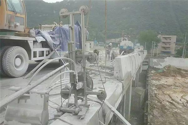桥梁桥墩拆除中绳据切割的施工技术及工艺