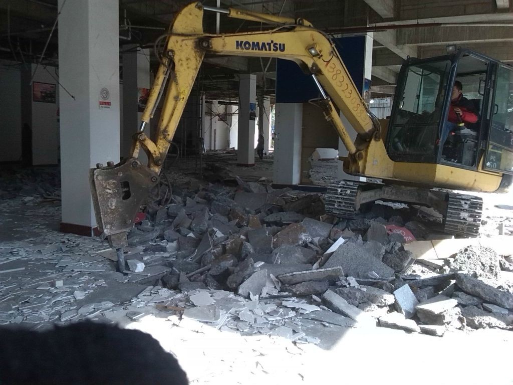 地面拆除，地面破碎，人工拆除